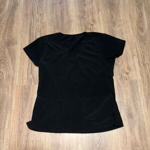 GT Performance Small Black Womens Scrub Top
